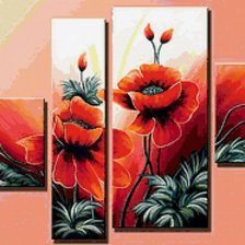 Схема вышивки «МАКИ»