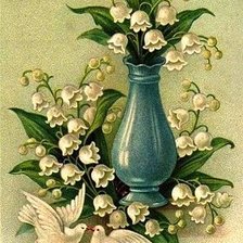 Схема вышивки «Ландыши»