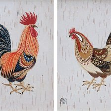 Схема вышивки «ДИПТИХ   "Две мелодии"»