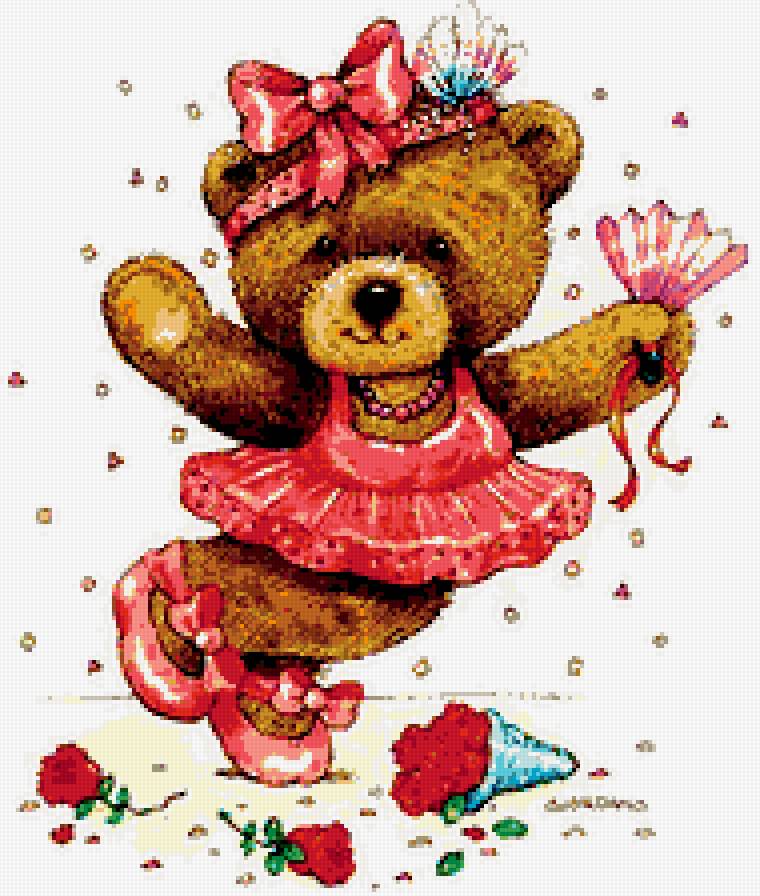 Балеринка - балерина, мишка - предпросмотр