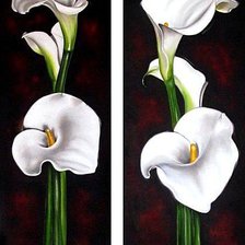 Схема вышивки «ДИПТИХ   "Две мелодии"»