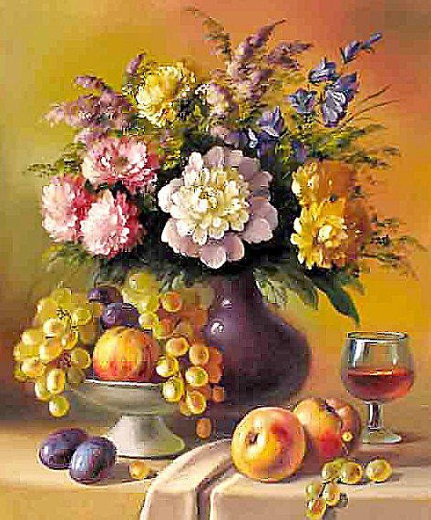 натюрморт - цветы, романтика, натюрморт, природа, , букет - оригинал