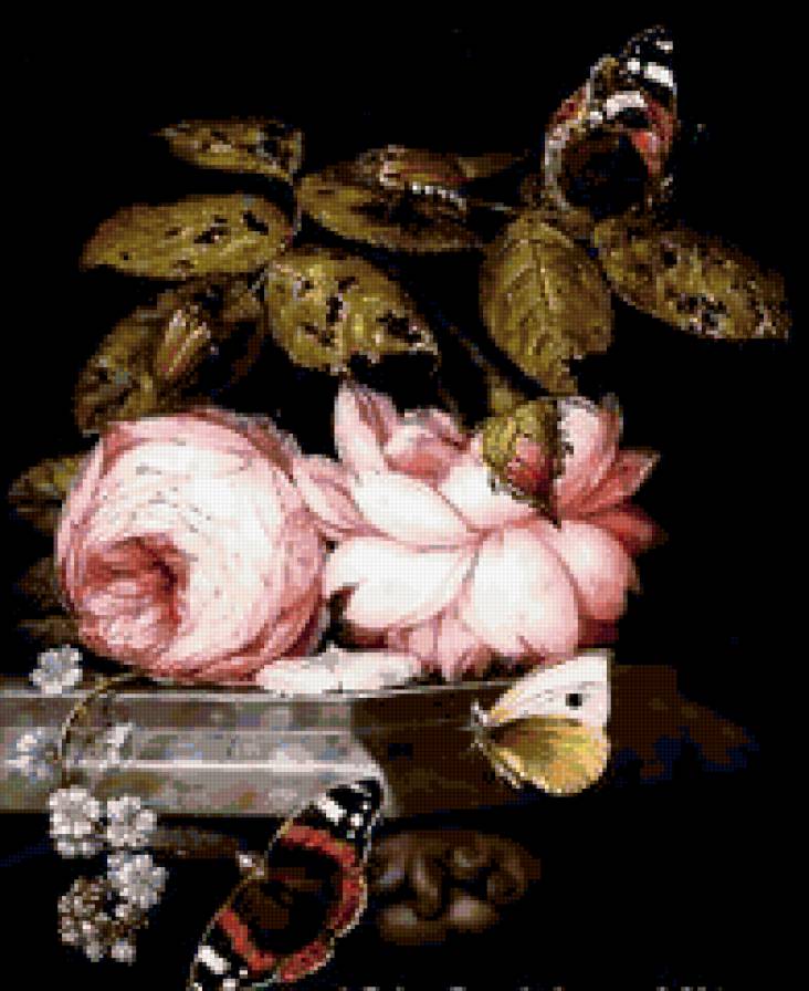 натюрморт - букет, натюрморт, природа, цветы, , романтика - предпросмотр