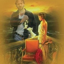 Схема вышивки «влюбленная пара»