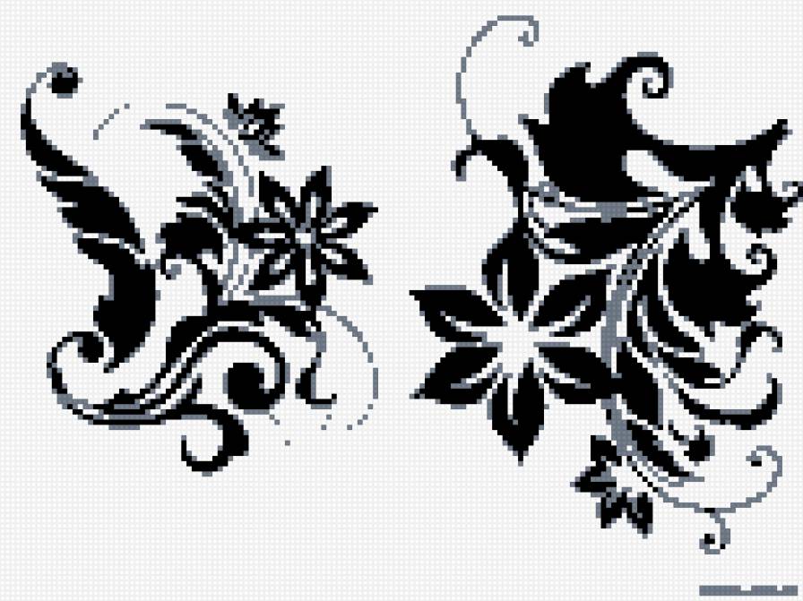 черно-белое - черно-белое - предпросмотр