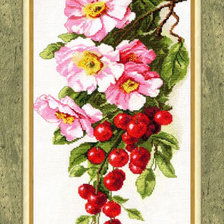 Схема вышивки «Вишня. Дары осени.»