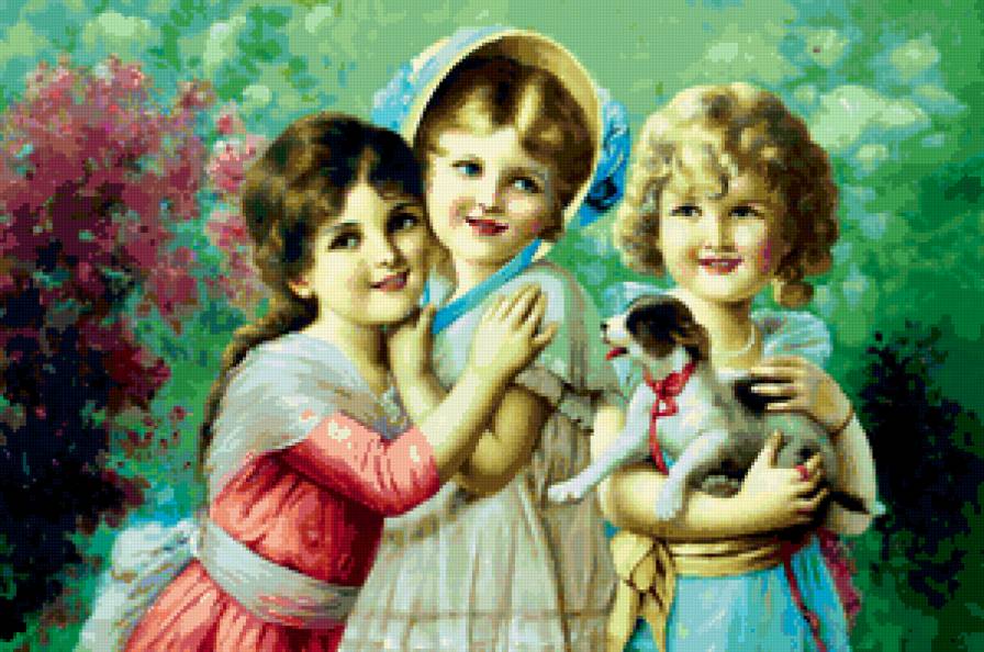 ЗОЛОТОЙ ВЕК -АНГЕЛЫ - от известных художников, ангелы, вера.надежда, любовь, цветы - предпросмотр