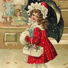 Схема вышивки «Девочка»