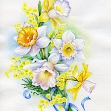 Схема вышивки «букет»