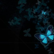 Схема вышивки «Бабочки»