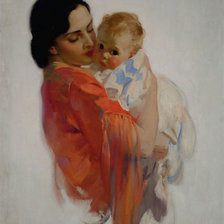 Схема вышивки «мама»