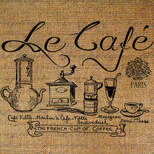 Схема вышивки «кофе»