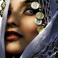 Схема вышивки «Восточная красавица»