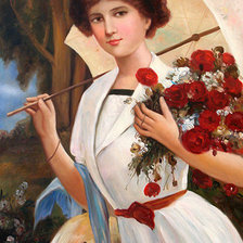 Схема вышивки «ЗОЛОТОЙ ВЕК -ИСТОРИЯ ОДНОЙ ЖЕНЩИНЫ»