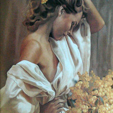 Схема вышивки «девушка»