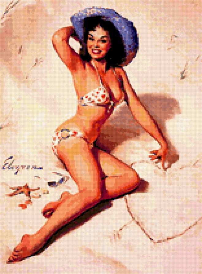 ретро - pinup, девушки, ретро - предпросмотр