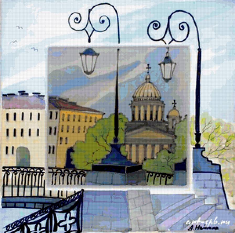 Петербург - батик алисы майской - предпросмотр