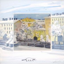 Схема вышивки «Петербург»