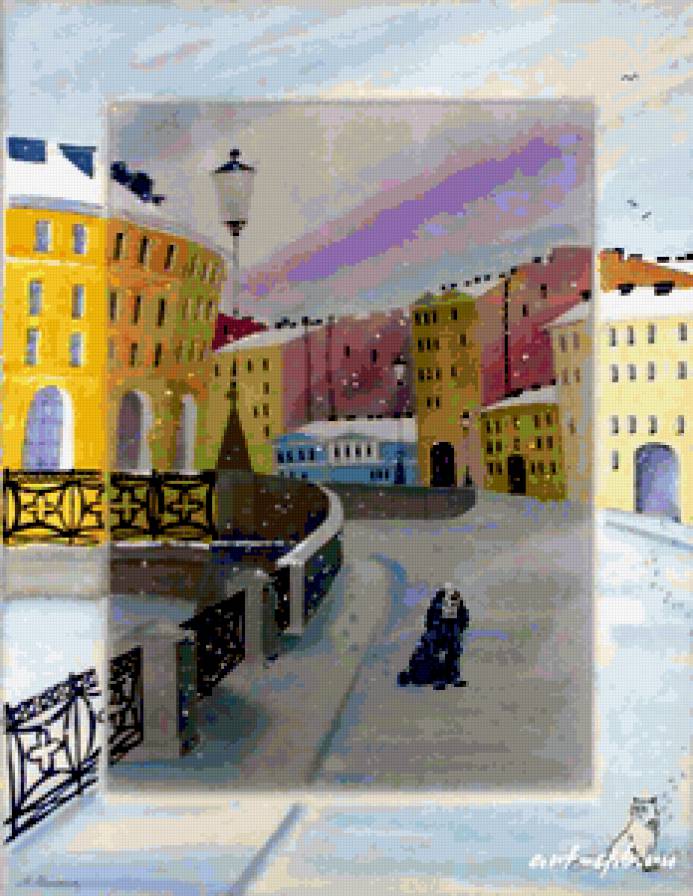 Петербург - батик алисы майской - предпросмотр