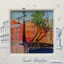 Схема вышивки «Петербург»