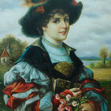 Схема вышивки «ЗОЛОТОЙ ВЕК -ИСТОРИЯ ОДНОЙ ЖЕНЩИНЫ»