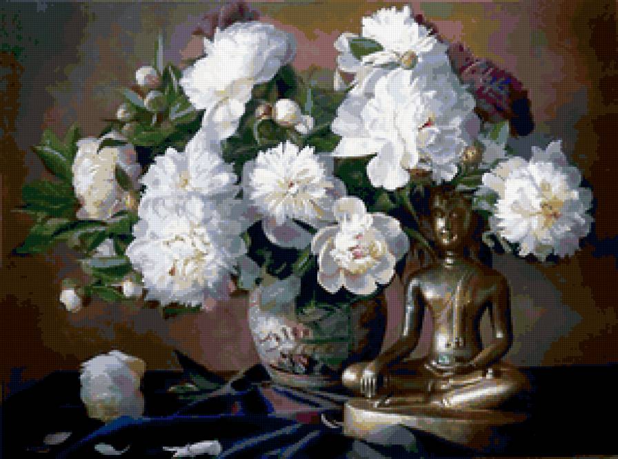 Натюрморт - цветы, натюрморт - предпросмотр