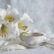 Схема вышивки «лилии»