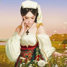 Схема вышивки «красота»