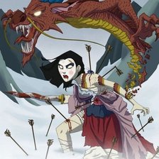 Схема вышивки «мертвая принцесса №11»