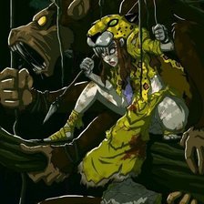 Схема вышивки «мертвая принцесса №15»