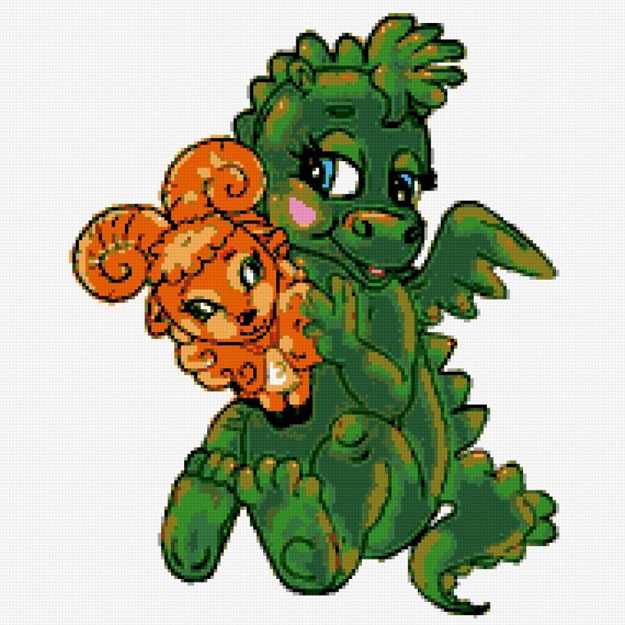 зодиак - дракон, зодиак, дракошка, овен - предпросмотр