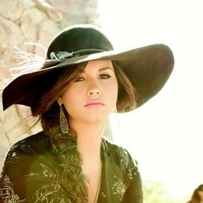 Схема вышивки «Деми Ловато»