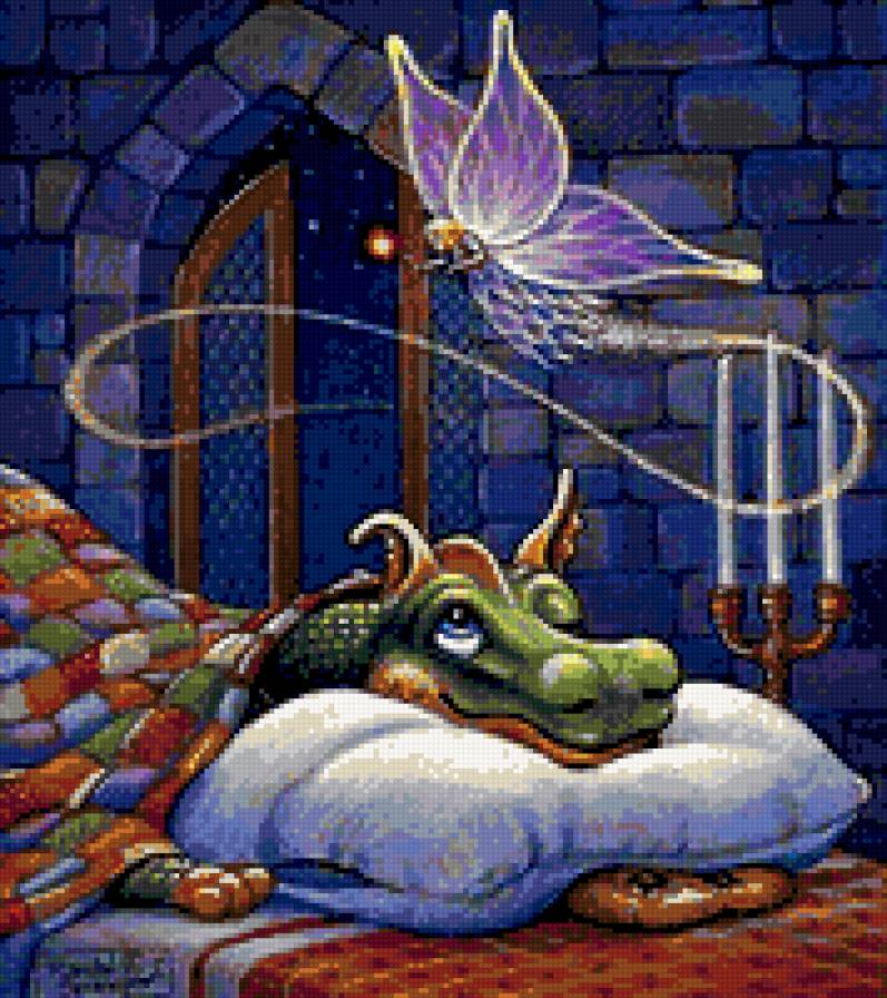 дракончик - дракончик, сны, ночь - предпросмотр