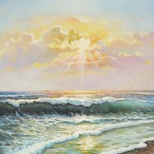 Схема вышивки «Прибой»