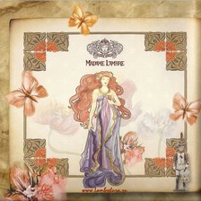 Схема вышивки «Девушка»