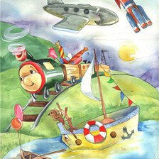 Схема вышивки «сказка»