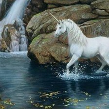 Схема вышивки «Единорог»