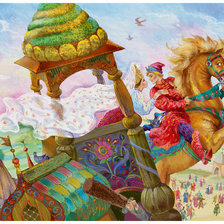 Схема вышивки «русские сказки»