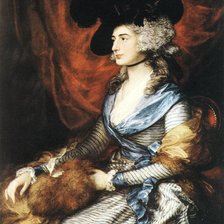 Схема вышивки «Гейнсборо Томас. Актрисса Сара Сиддонс.»