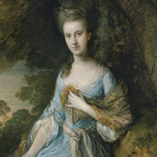 Схема вышивки «Гейнсборо Томас. Сара Бакстон.»