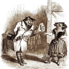 Схема вышивки «Гранвиль Жерар. Нашла коса на камень.»