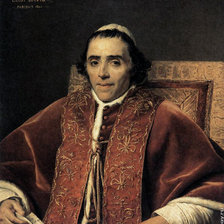 Схема вышивки «Давид Жак Луи. Пий 8.»