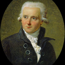 Схема вышивки «Давид Жак Луи. Пьер Серизиа.»