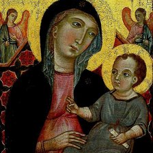 Схема вышивки «Деодато Орланди. Мадонна с младенцем.»