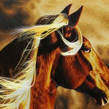 Схема вышивки «Лошадь»