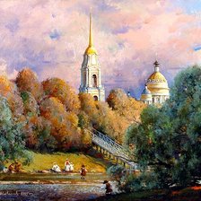 Схема вышивки «Уездный город»