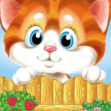 Схема вышивки «котенок»