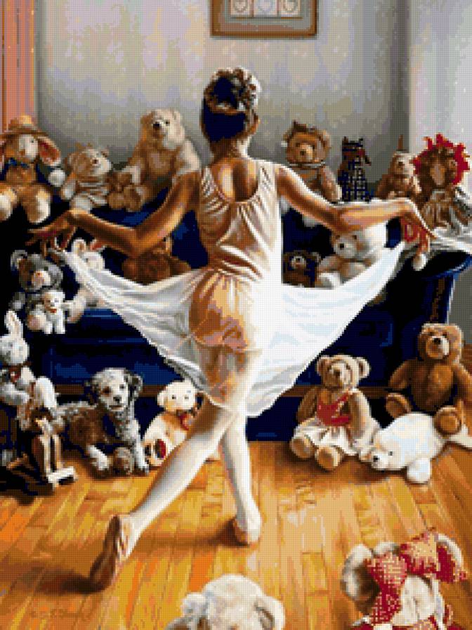 балерина - балет, танец, балерина, танцы, детское - предпросмотр