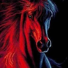 Схема вышивки «Лед и пламя»