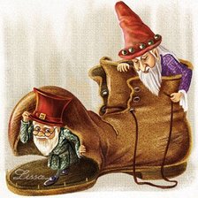 Схема вышивки «Гномы»